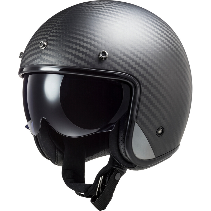 Otvorená prilba na motocykel LS2 OF601 Bob C Carbon - II. akosť