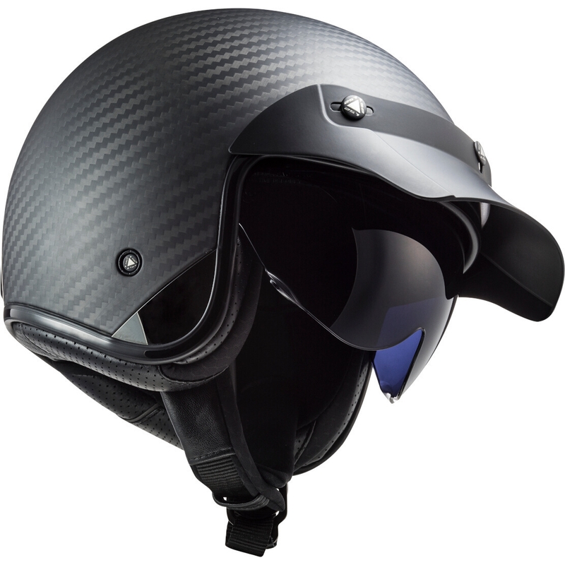 Otvorená prilba na motocykel LS2 OF601 Bob C Carbon - II. akosť