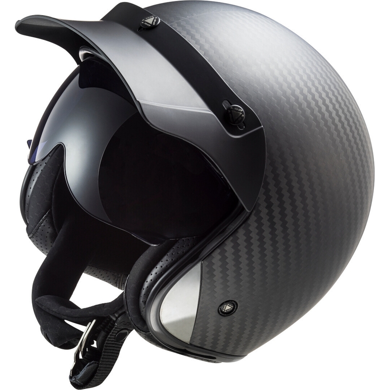 Otvorená prilba na motocykel LS2 OF601 Bob C Carbon - II. akosť