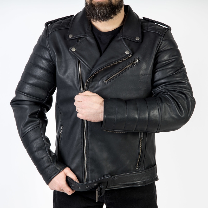 Bunda na motocykel Ozone Ramones Modern čierna výpredaj