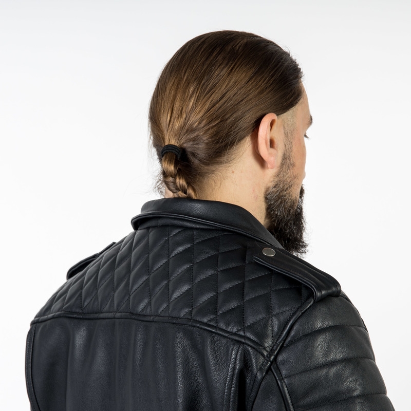Bunda na motocykel Ozone Ramones Modern čierna výpredaj