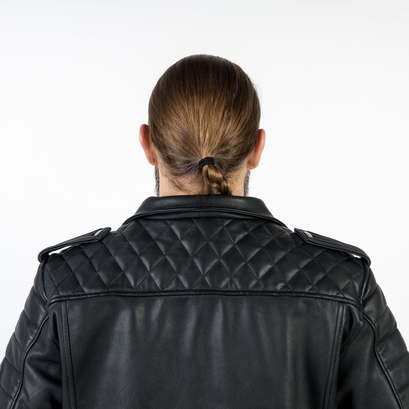 Bunda na motocykel Ozone Ramones Modern čierna výpredaj