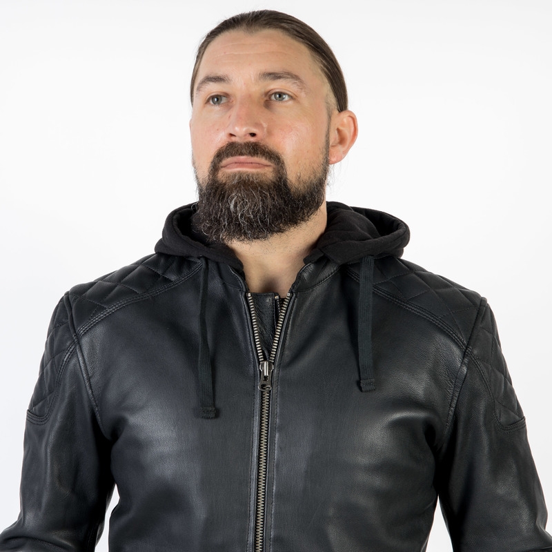 Bunda na motocykel Ozone Striker čierna výpredaj