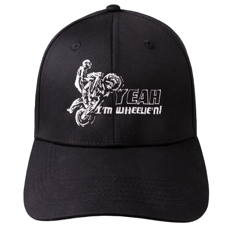 Šiltovka YEAH I’m Wheelie’n! čierna výpredaj
