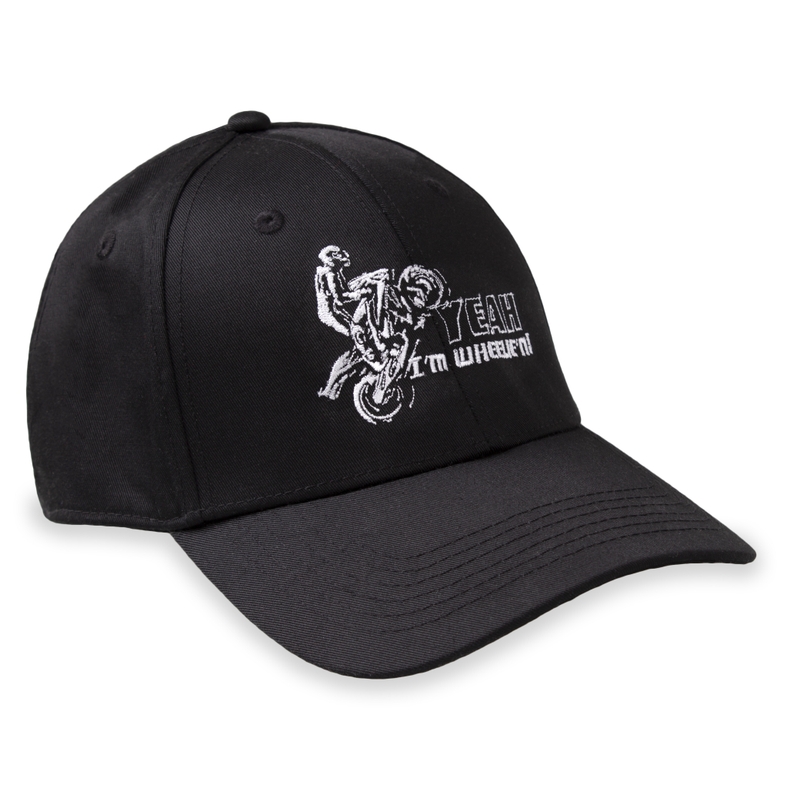 Šiltovka YEAH I’m Wheelie’n! čierna výpredaj