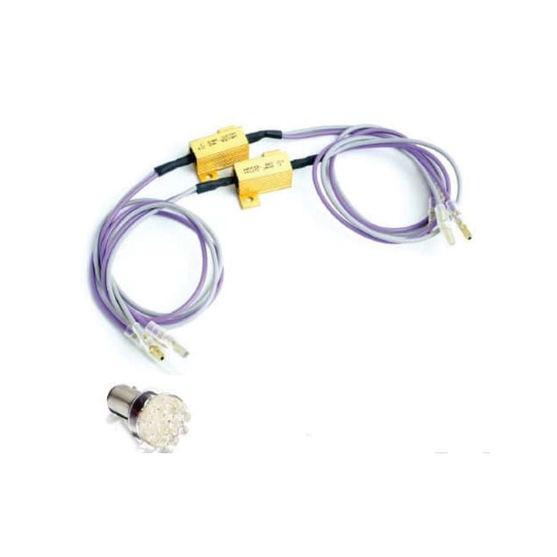 Rezistor Set pre LED blinkre CUSTOMACCES 3'9 /25W pre LED smerovky zlatá