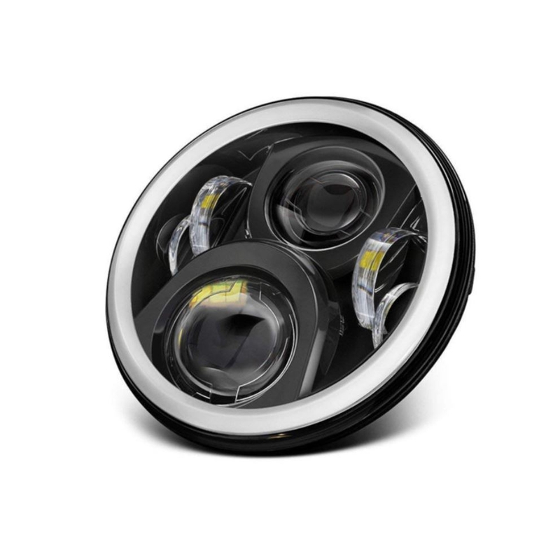 Maska so svetlom CUSTOMACCES EVOLUTION 2 s podperou čierna
