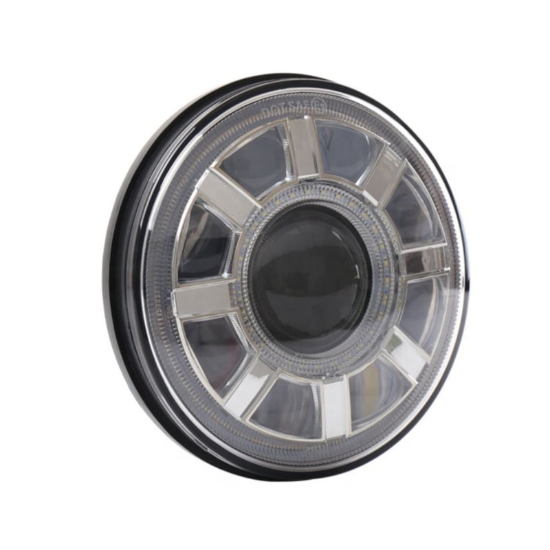 Maska so svetlom CUSTOMACCES REVOLVER s podperou čierna