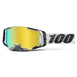 Motokrosové okuliare 100 % ARMEGA Atmos zrkadlové zlaté plexisklo
