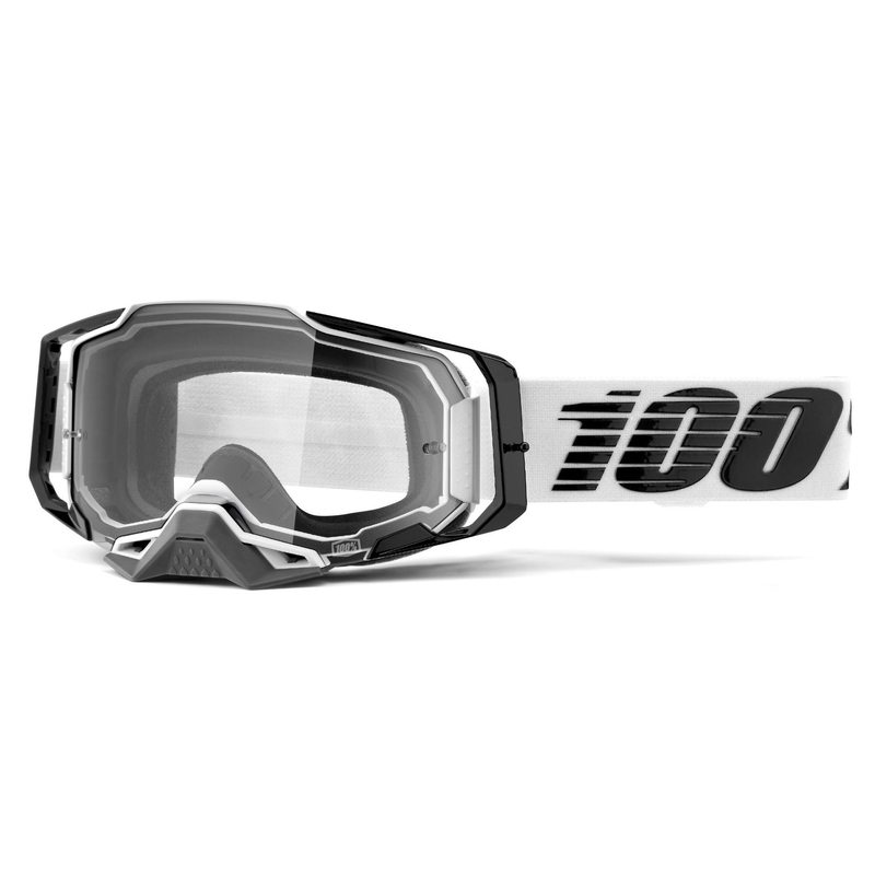 Motokrosové okuliare 100 % ARMEGA Atmos číre plexisklo