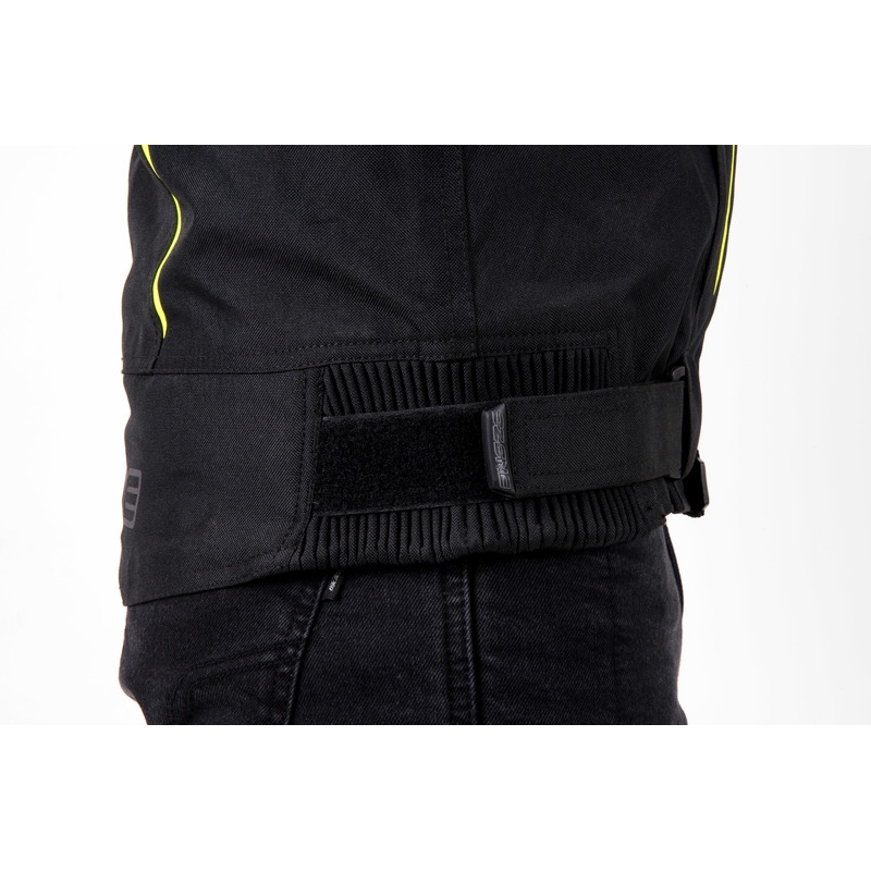 Bunda na motorku Ozone Delta IV čierno-fluo žltá