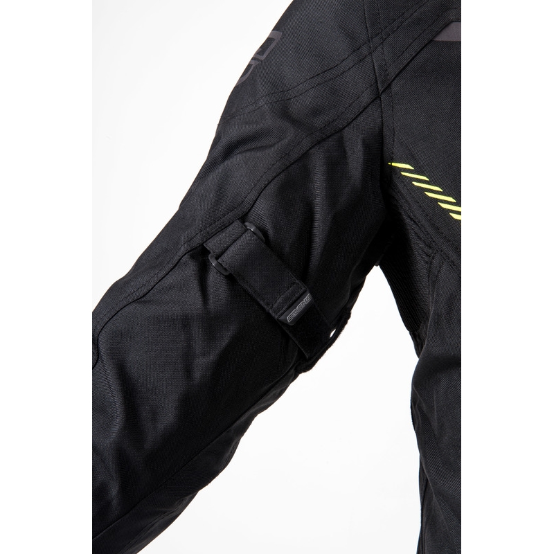 Bunda na motorku Ozone Delta IV čierno-fluo žltá