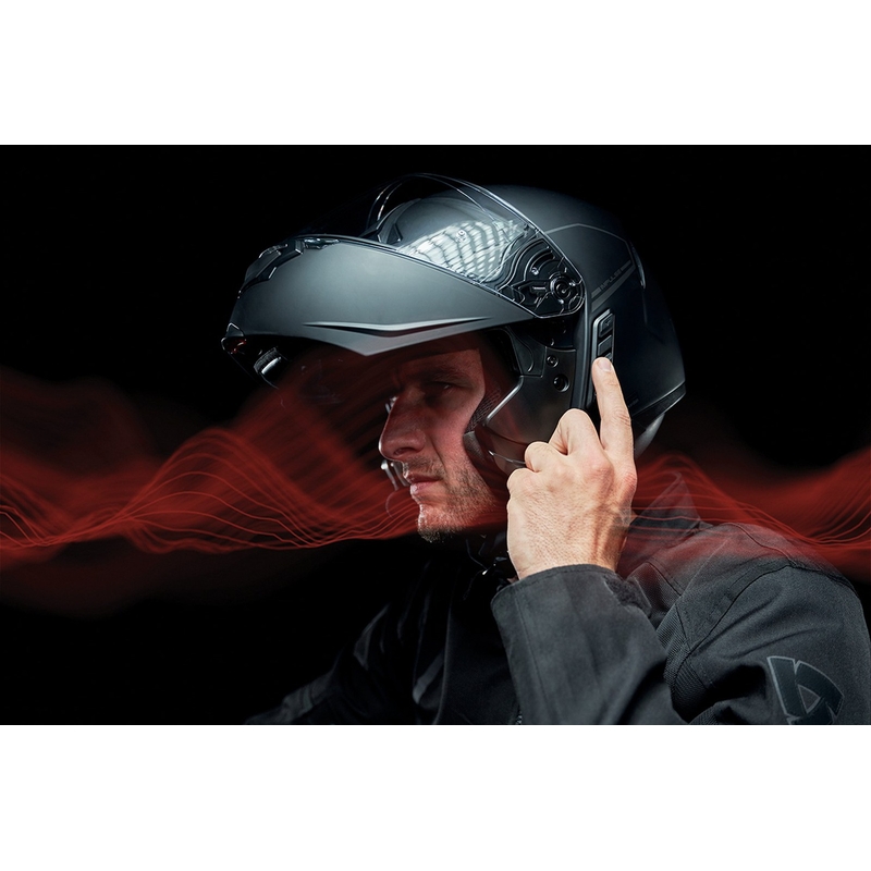 Odklápacia prilba na motocykel s Mesh headsetom SENA Impulse čierna matná