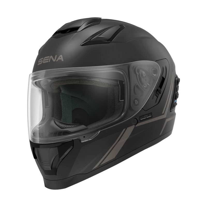 Integrálna prilba na motocykel s Mesh headsetom SENA Stryker čierna matná