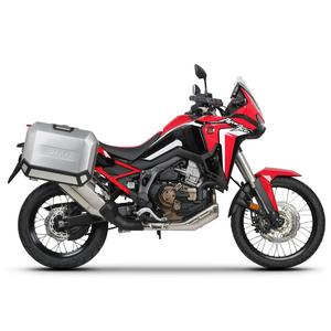 Kompletná sada bočných hliníkových kufrov SHAD TERRA, 36/47 litrový bočné kufre, vrátane montážnej sady SHAD HONDA CRF 1100 Africa Twin