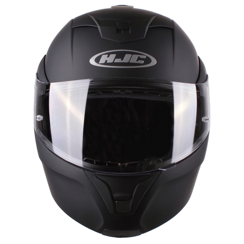 Vyklápací prilba na motorku HJC SY-MAX 3 Rubbertone čierna matná výpredaj