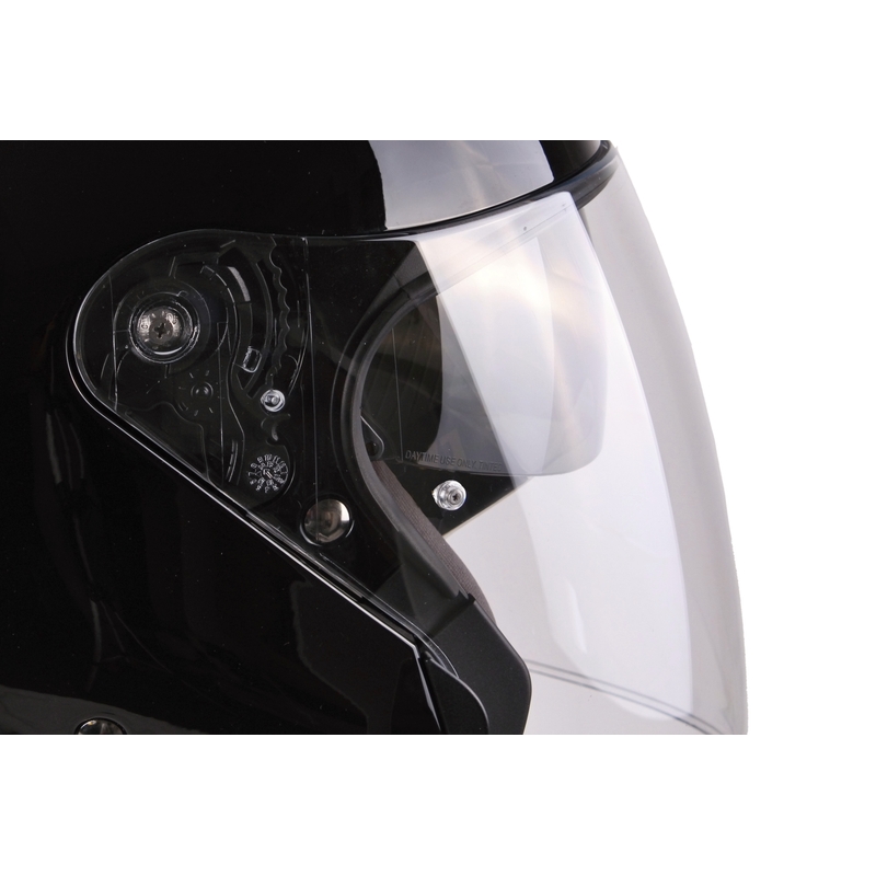 Prilba na motocykel Scorpion EXO-220 čierna lesklá výpredaj