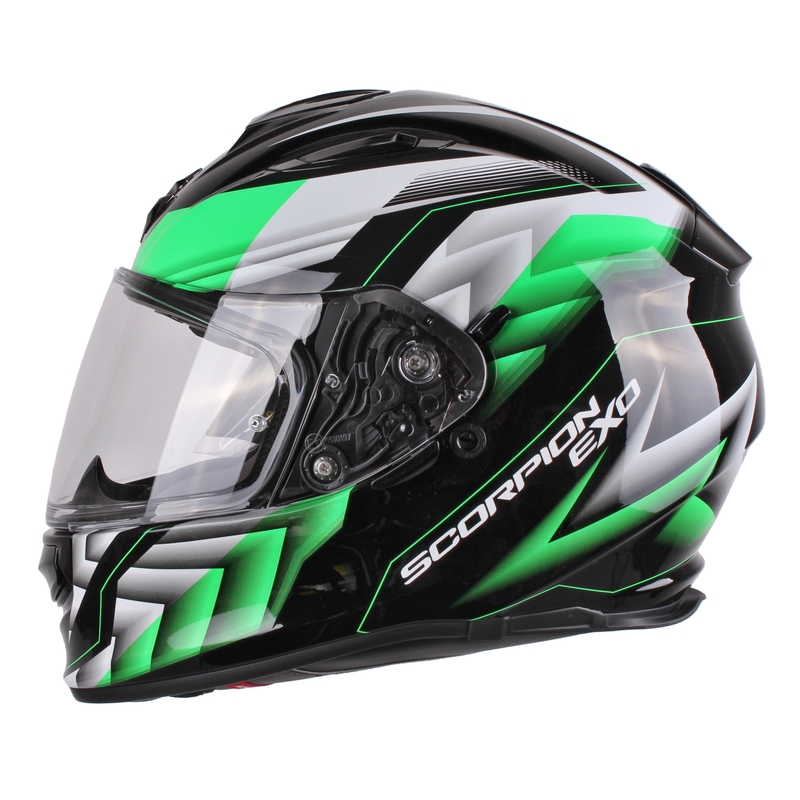 Moto integrálna prilba Scorpion EXO-510 Air Scale čierno-zelená výpredaj
