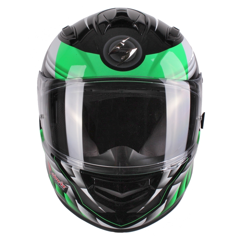 Moto integrálna prilba Scorpion EXO-510 Air Scale čierno-zelená výpredaj