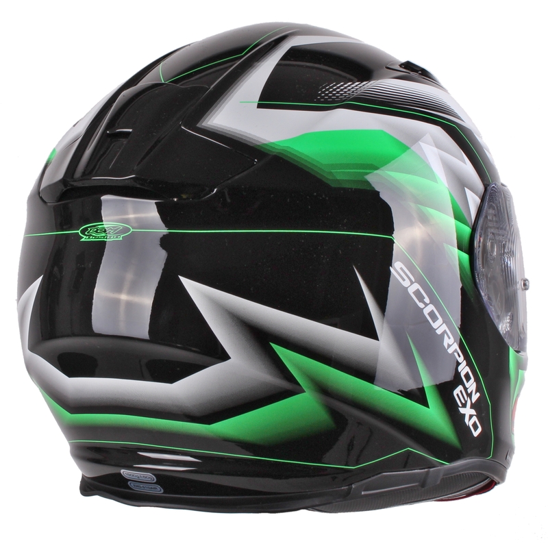 Moto integrálna prilba Scorpion EXO-510 Air Scale čierno-zelená výpredaj