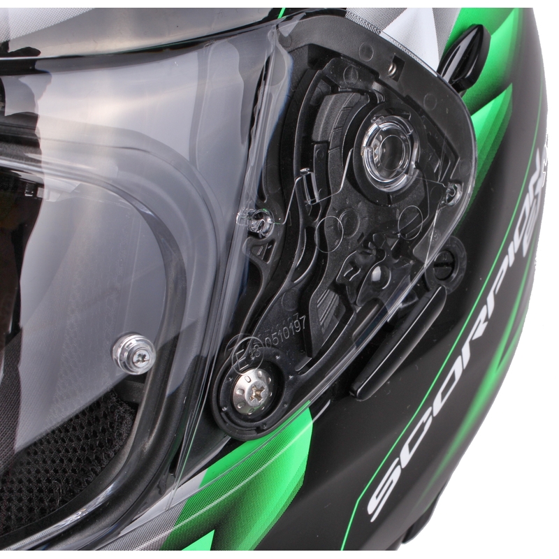 Moto integrálna prilba Scorpion EXO-510 Air Scale čierno-zelená výpredaj