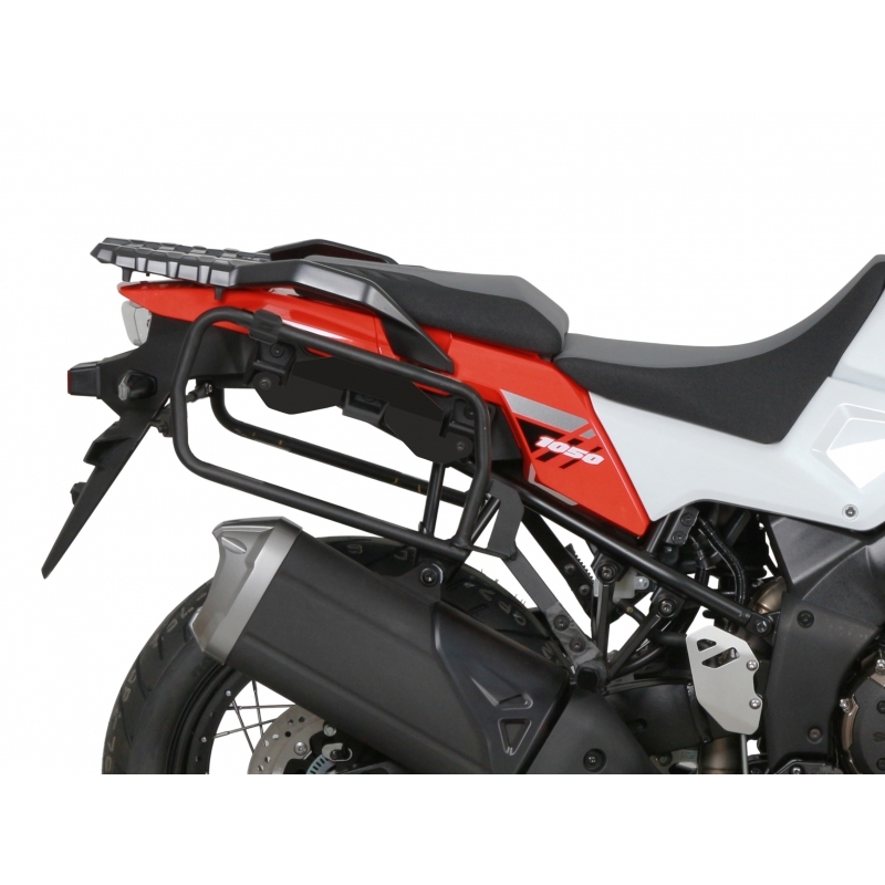 Kompletná sada bočných hliníkových kufrov SHAD TERRA,  47/47 litrový bočné kufre, vrátane montážnej sady SHAD SUZUKI DL 1000 V-Strom/ DL 1050 V-Strom