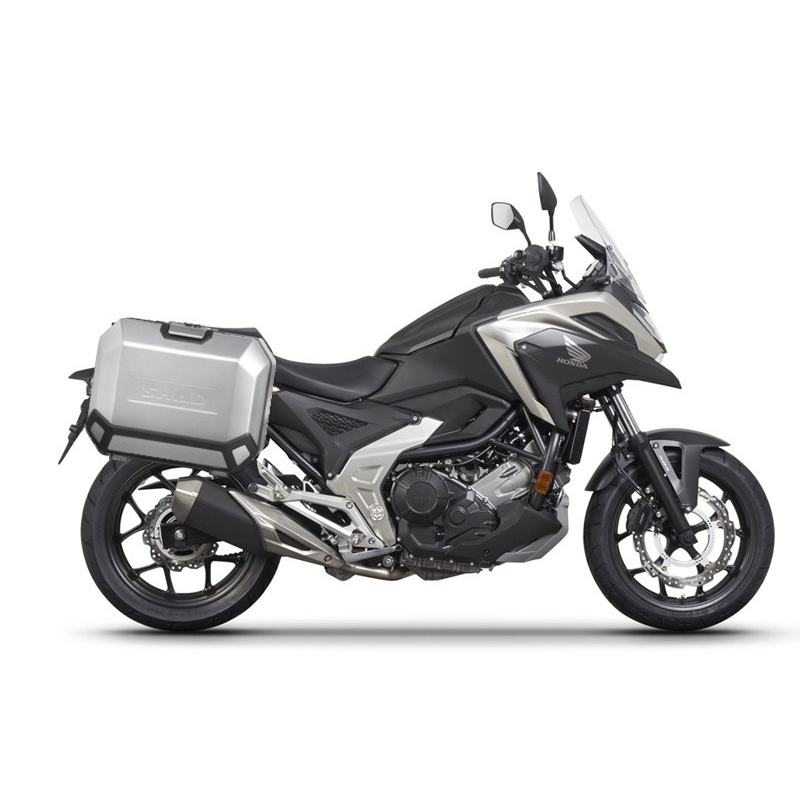 Kompletná sada bočných hliníkových kufrov SHAD TERRA,  47/47 litrový bočné kufre, vrátane montážnej sady SHAD HONDA NC 750 X 2021-