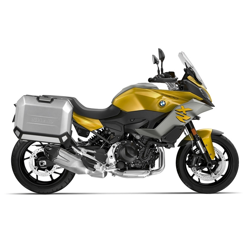 Kompletná sada bočných hliníkových kufrov SHAD TERRA,  47/47 litrový bočné kufre, vrátane montážnej sady SHAD BMW F 900 XR