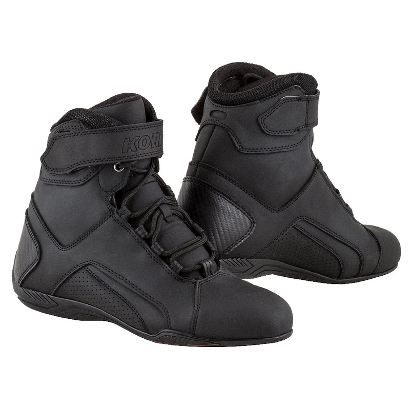 Čižmy na motocykel Kore Velcro 2.0 čierne - II. akosť