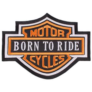 Nášivka Motor Cycles oranžová