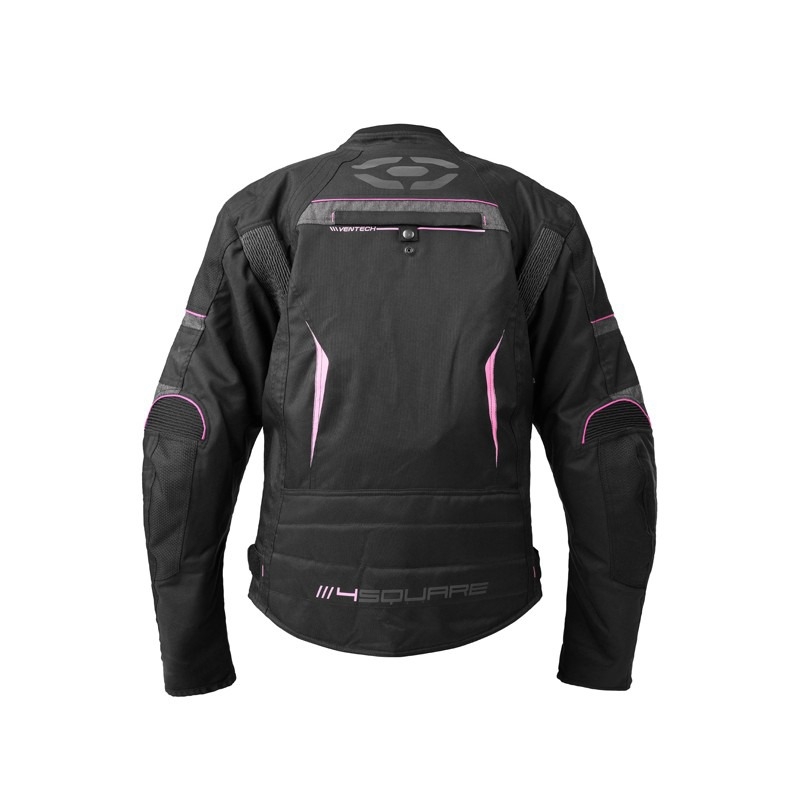 Dámska bunda na motocykel 4SQUARE Roadster Dual čierno-ružová výprodej výpredaj
