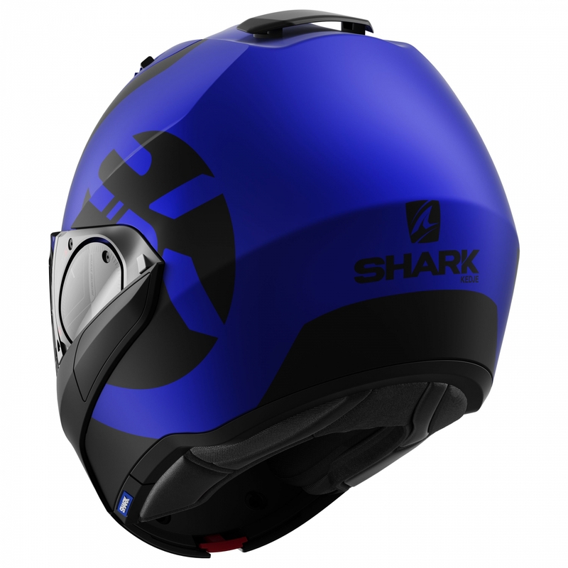 Preklápacia prilba SHARK EVO-ES Kedje čierno-modrá matná