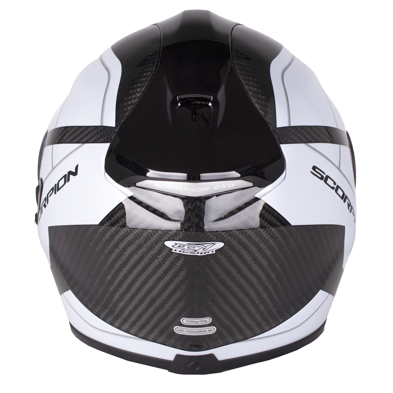 Integrálna prilba Scorpion EXO-1400 Carbon Air Legion čierno-biela výpredaj