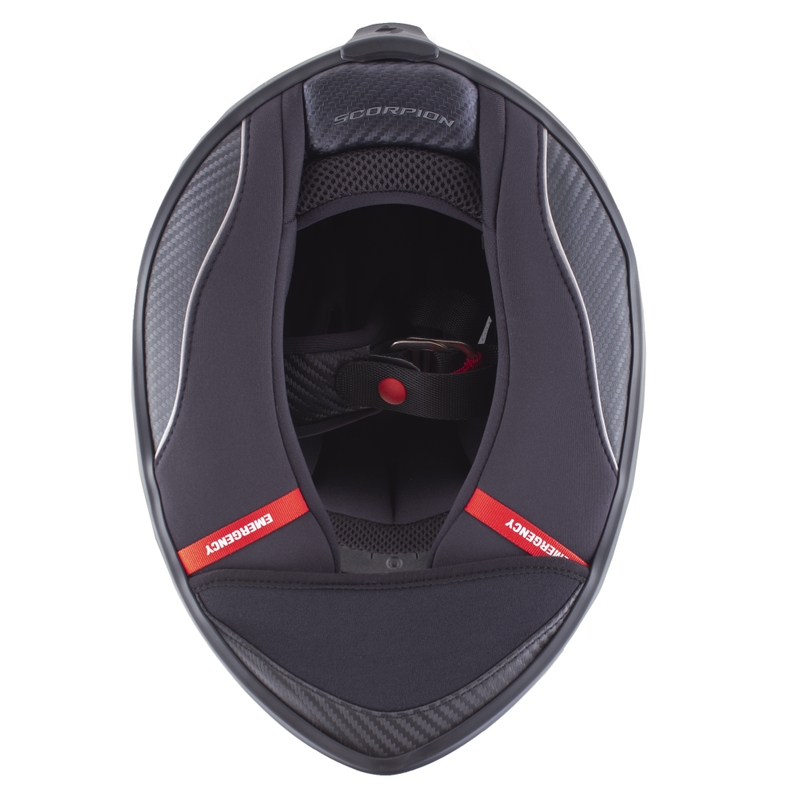 Integrálna prilba Scorpion EXO-1400 Carbon Air Legion čierno-biela výpredaj