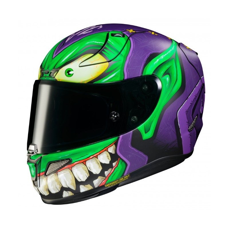 Integrálna prilba na motocykel HJC RPHA 11 Green Goblin MC48SF zeleno-fialová výpredaj