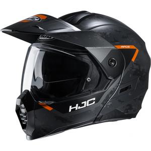 Odklápacia prilba na motocykel HJC C80 Bult MC7SF čierno-oranžová