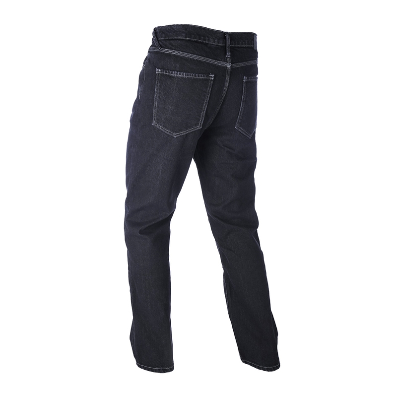 Jeansy na motocykel Oxford Original Approved Jeans čierne výpredaj