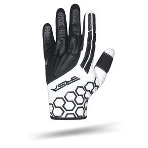 Detské rukavice na motocykel RSA MX EVO čierno-biele