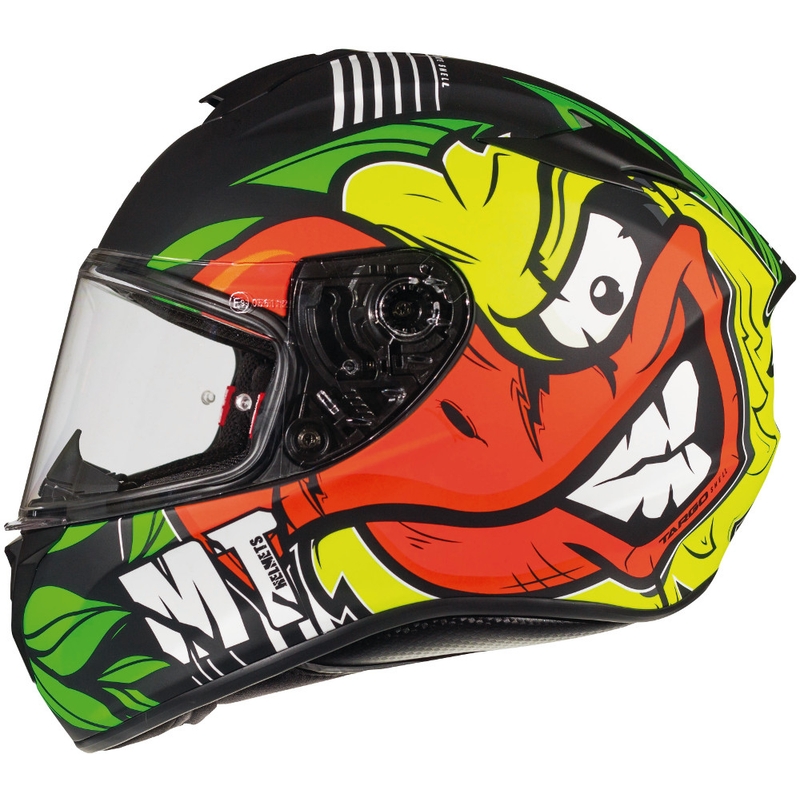 Integrálna prilba na motocykel MT Targo Truck A2 fluorescenčno žltá matná