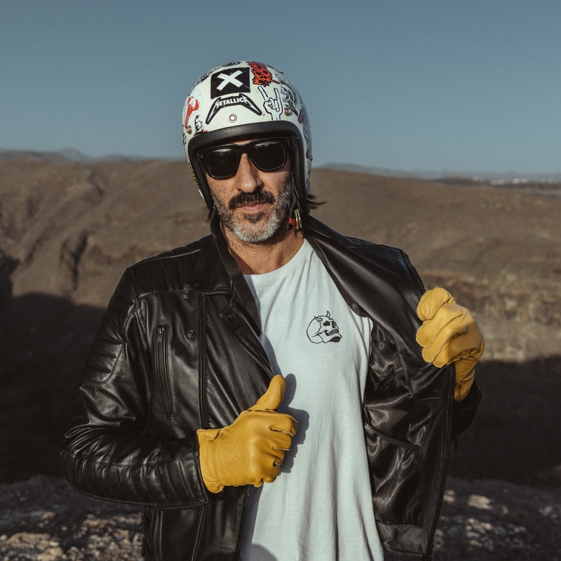 Bunda na motocykel BROGER Ohio Vintage hnedá výpredaj