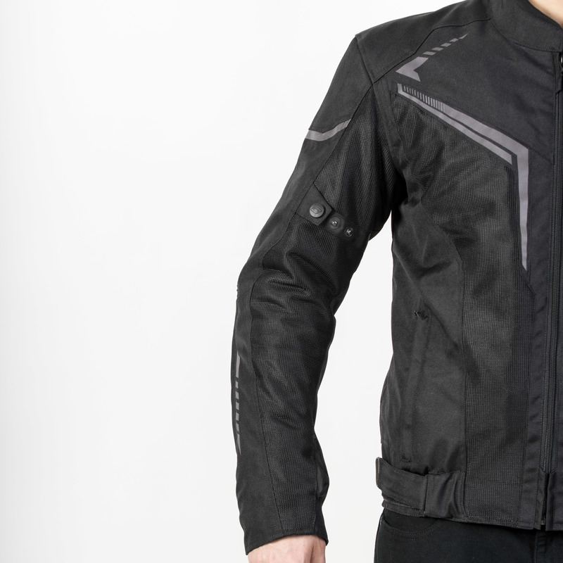 Bunda na motocykel Ozone Flow čierna výpredaj