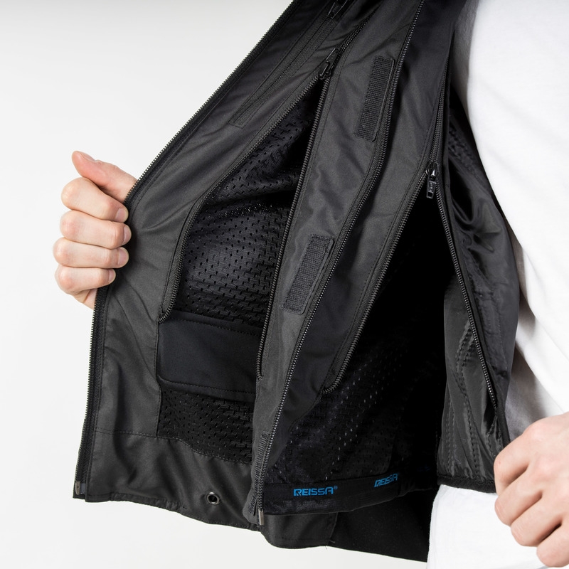 Bunda na motocykel Ozone Flow čierna výpredaj