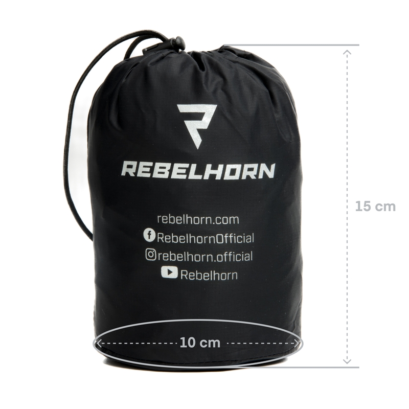 Nohavice do dažďa Rebelhorn Horizon čierne výpredaj