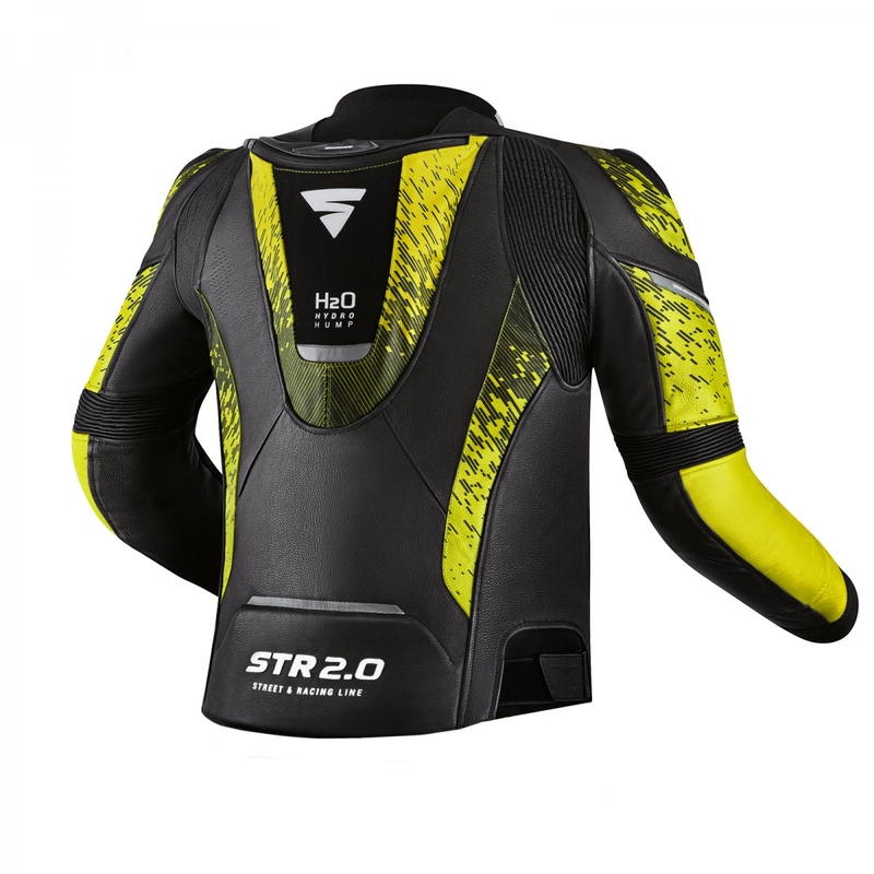Bunda na motocykel Shima STR 2.0 čierno-fluo žltá