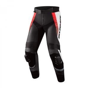 Kalhoty na motocykel Shima STR 2.0 čierno-bielo-fluo červené