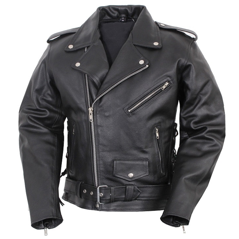 Kožená bunda na motocykel RSA - krivák výpredaj