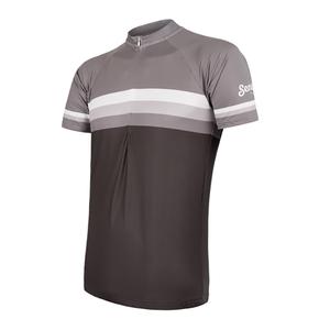Dres Sensor Summer Stripe čierno-šedo-biely - krátky rukáv výpredaj
