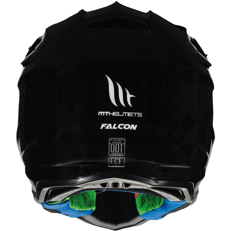 Motokrosová prilba MT Falcon Solid čierna