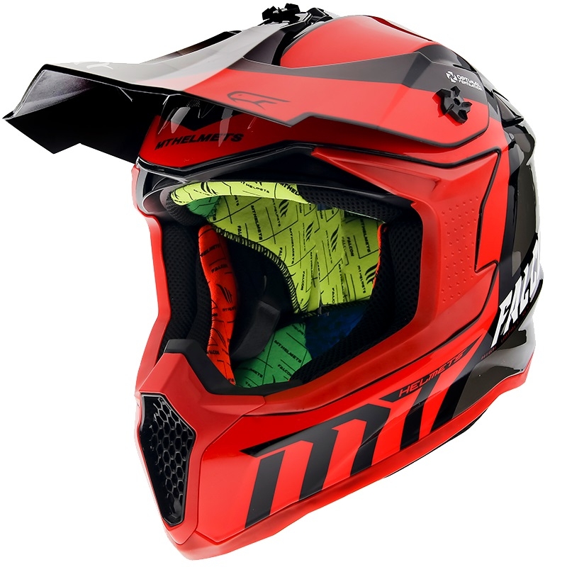 Motokrosová prilba MT Falcon Warrior červená