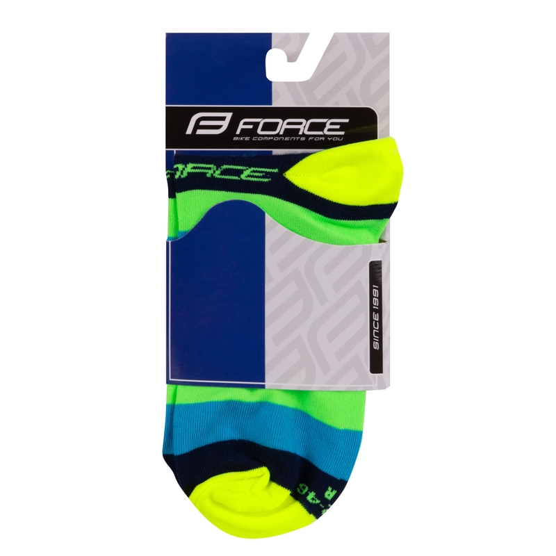 Ponožky FORCE Sprocket žlté výpredaj